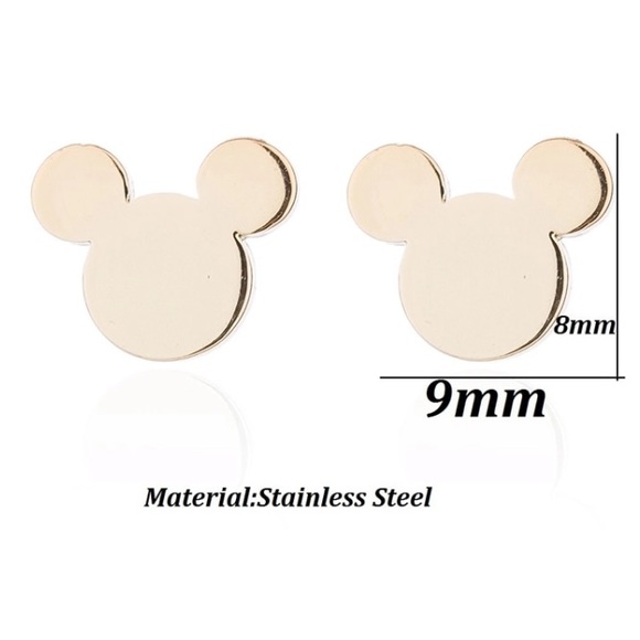 🔴 5/$20 Mickey dainty stainless steel earrings - Picture 2 of 4